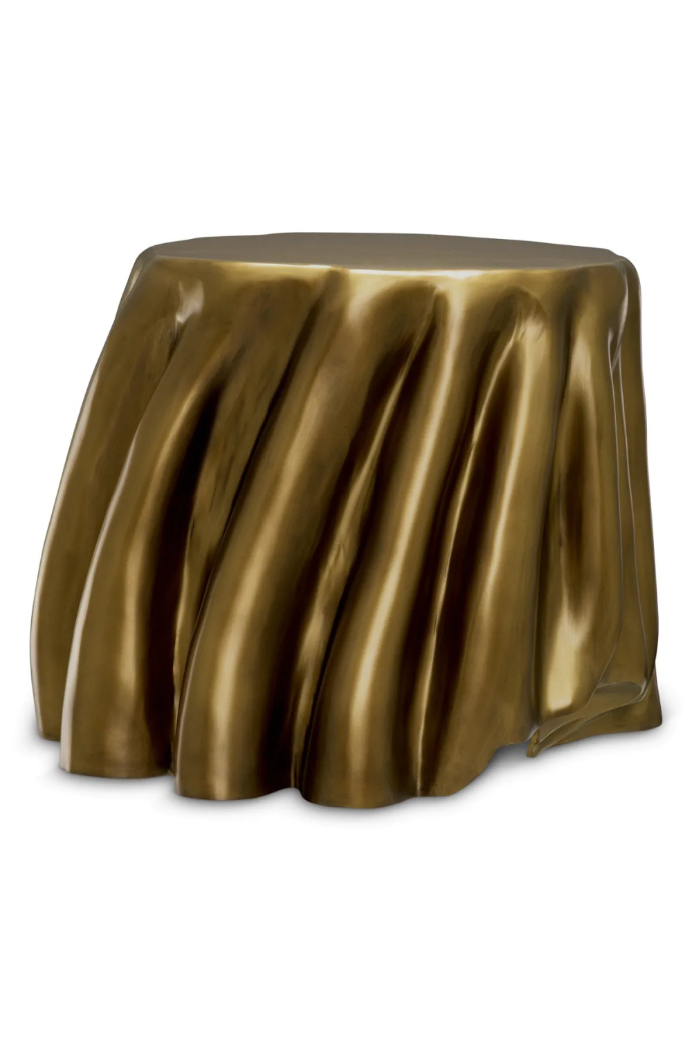 Vintage Brass Side Table Chabot | Eichholtz Miami