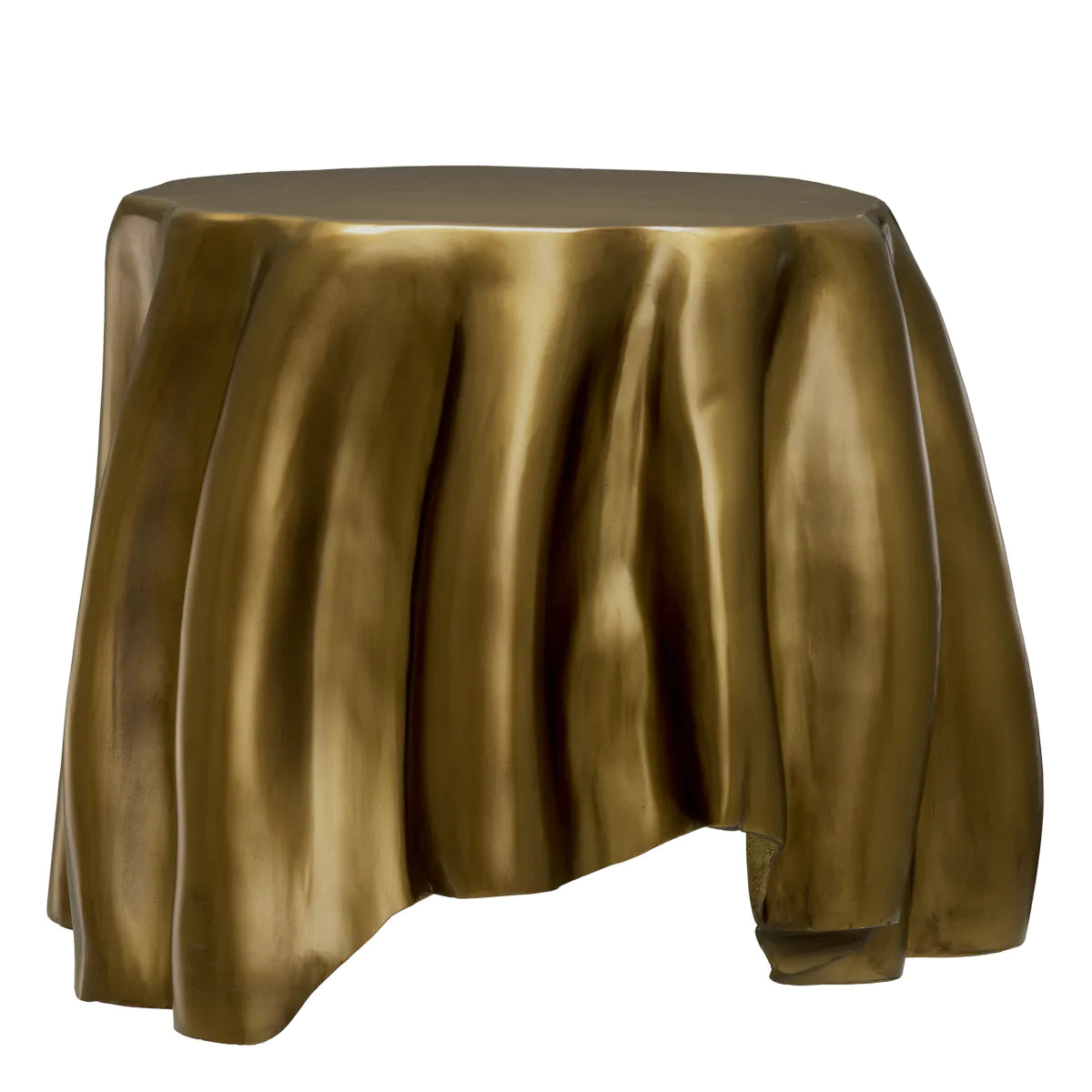 Vintage Brass Side Table Chabot | Eichholtz Miami