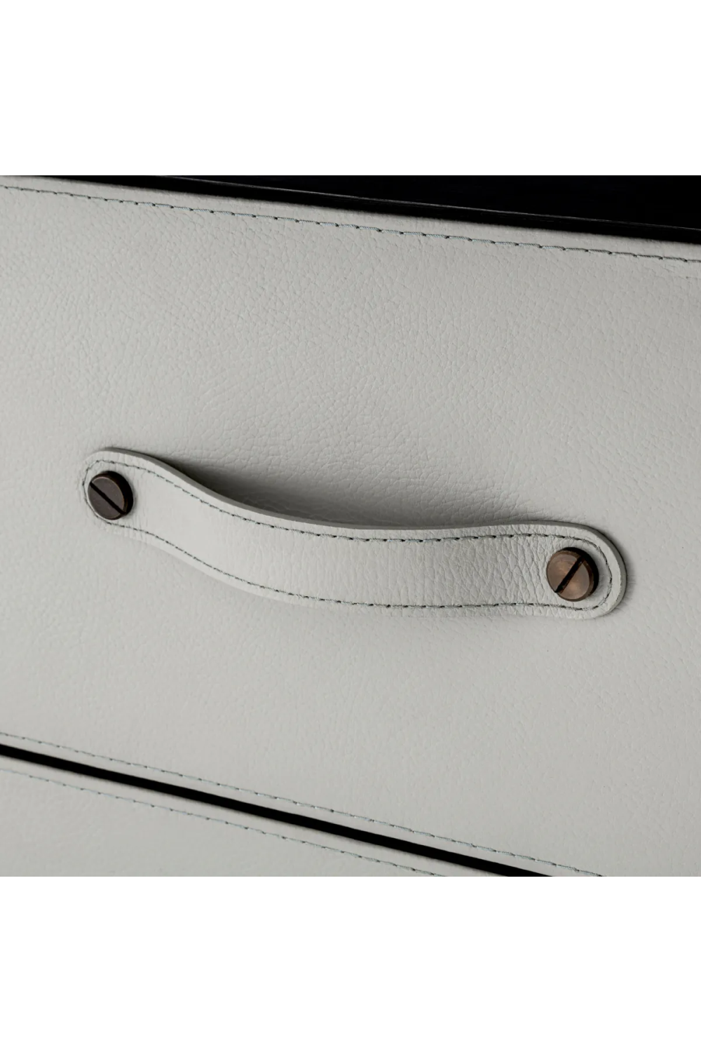 Gray Leather Rotating Desk Numana | Eichholtz Miami