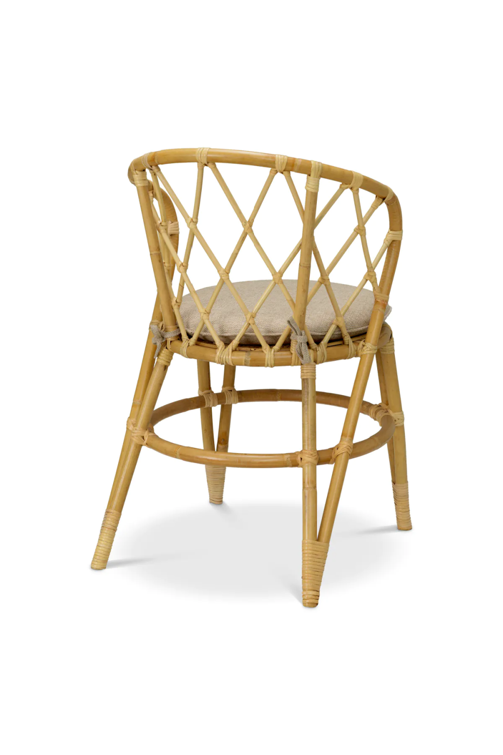 Woven Rattan Dining Chair Alvaro | Eichholtz Miami