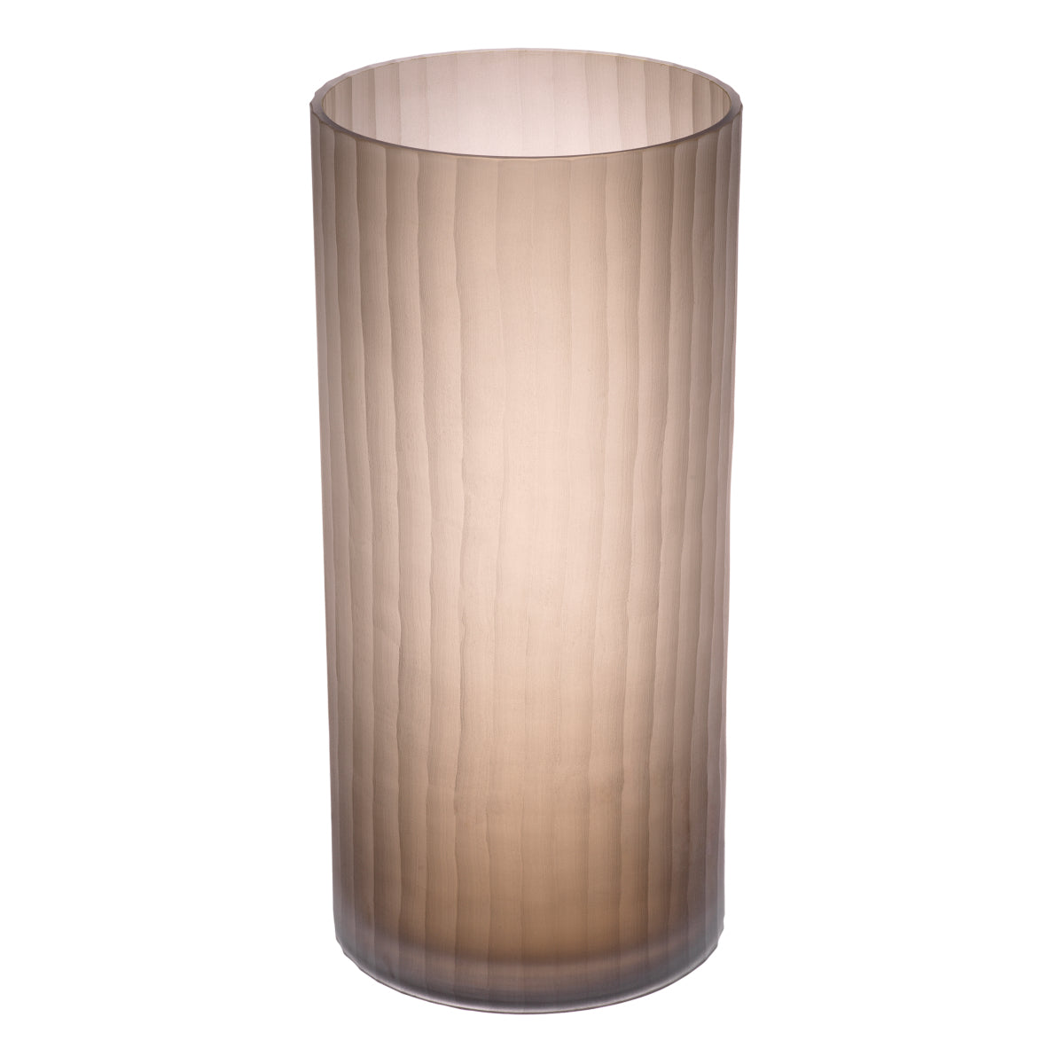Brown Frosted Glass Vase Haight | Eichholtz Miami