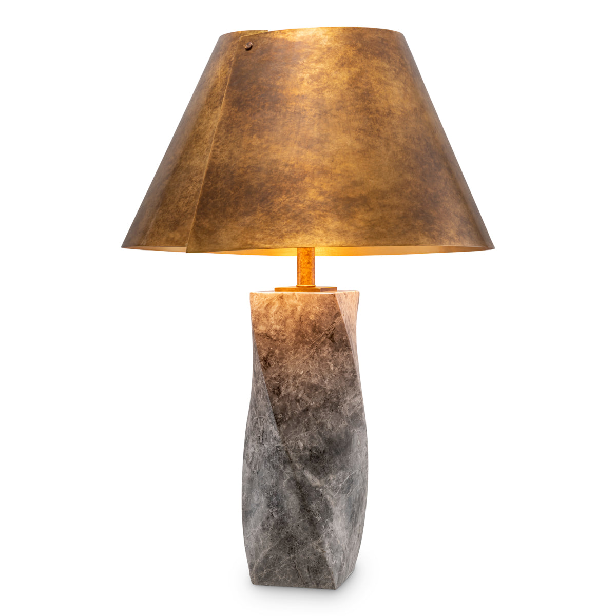 Vintage Brass Table Lamp Camelia | Eichholtz Miami
