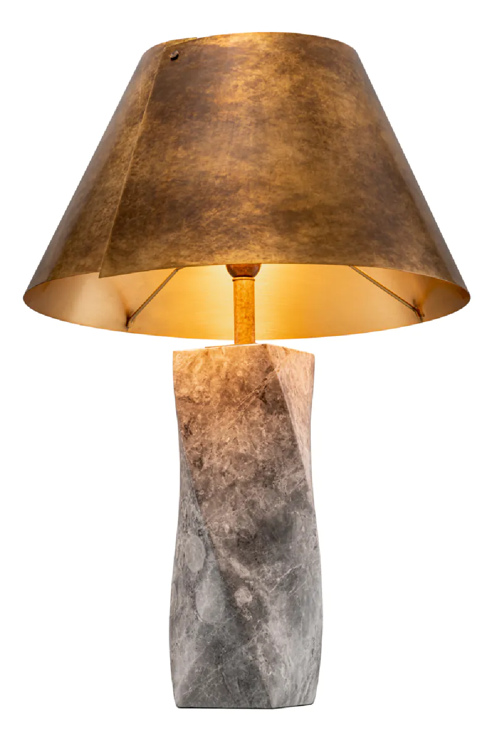 Vintage Brass Table Lamp Camelia | Eichholtz Miami