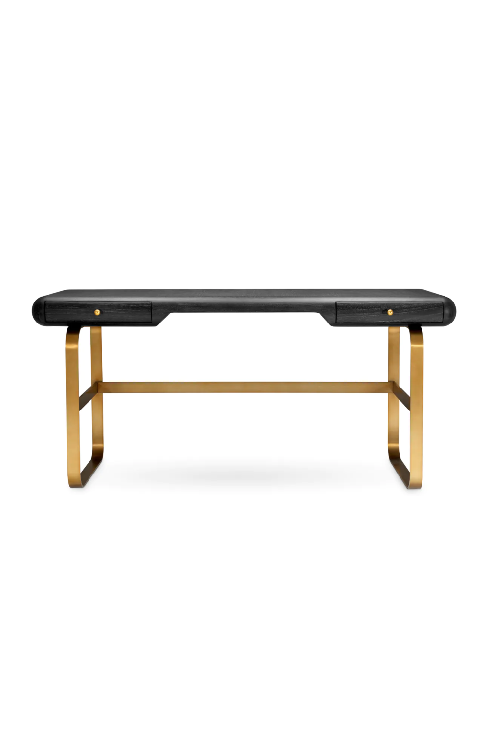 Gray Oak 2-Drawer Desk Nathaniel | Eichholtz Miami