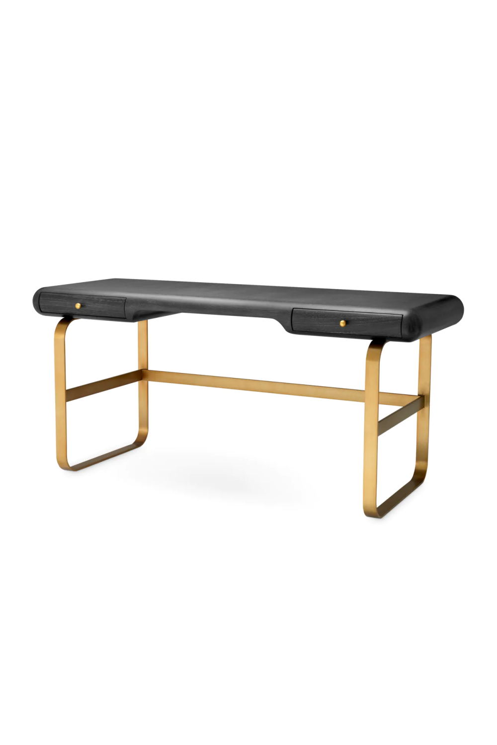 Gray Oak 2-Drawer Desk Nathaniel | Eichholtz Miami