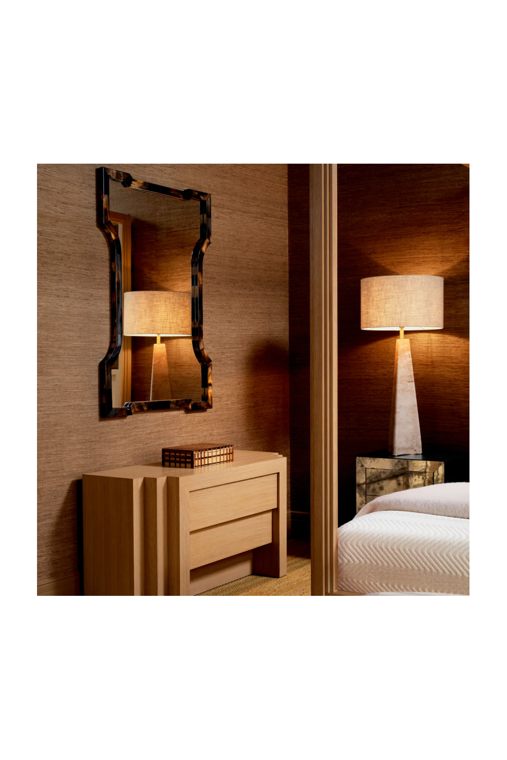 Natural Horn Wall Mirror Scalamanca | Eichholtz Miami