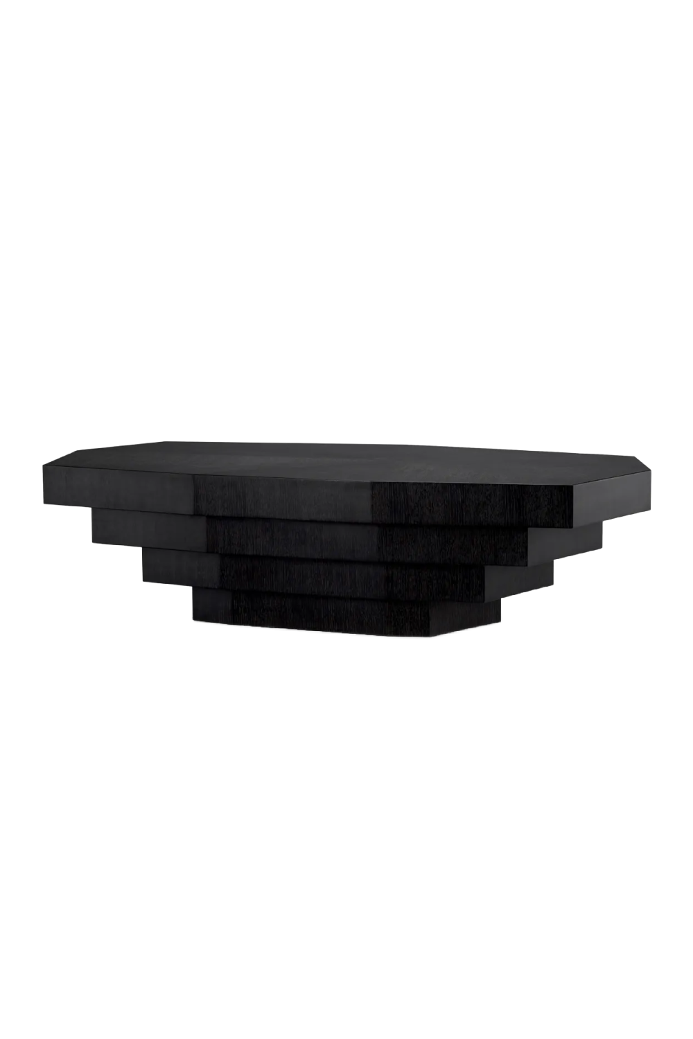 Oak Geometrical Coffee Table Vezio | Eichholtz Miami