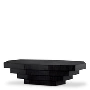 Oak Geometrical Coffee Table Vezio | Eichholtz Miami