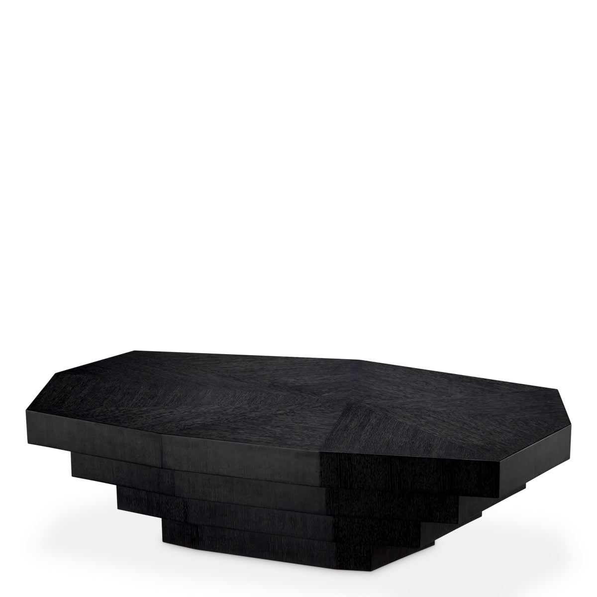 Oak Geometrical Coffee Table Vezio | Eichholtz Miami