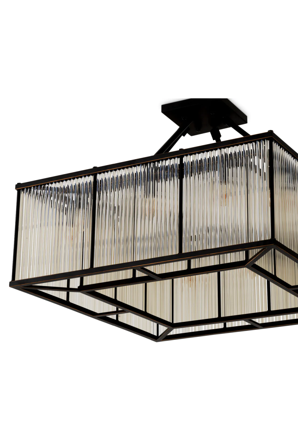 Glass Rods Ceiling Lamp Bernardi | Eichholtz Miami