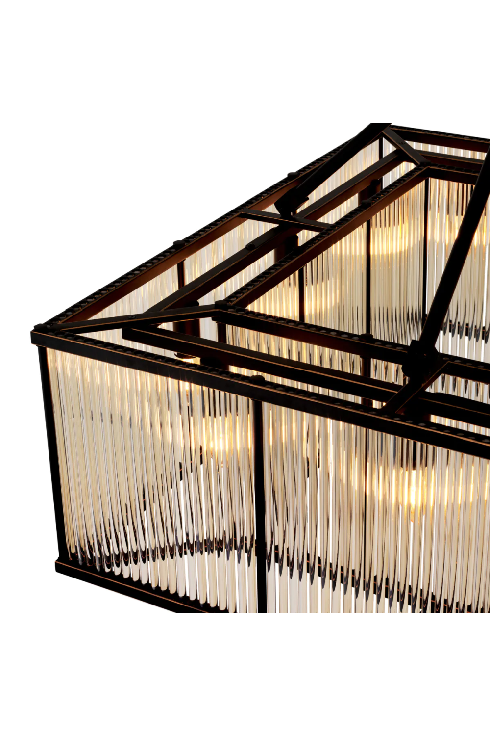 Glass Rods Ceiling Lamp Bernardi | Eichholtz Miami