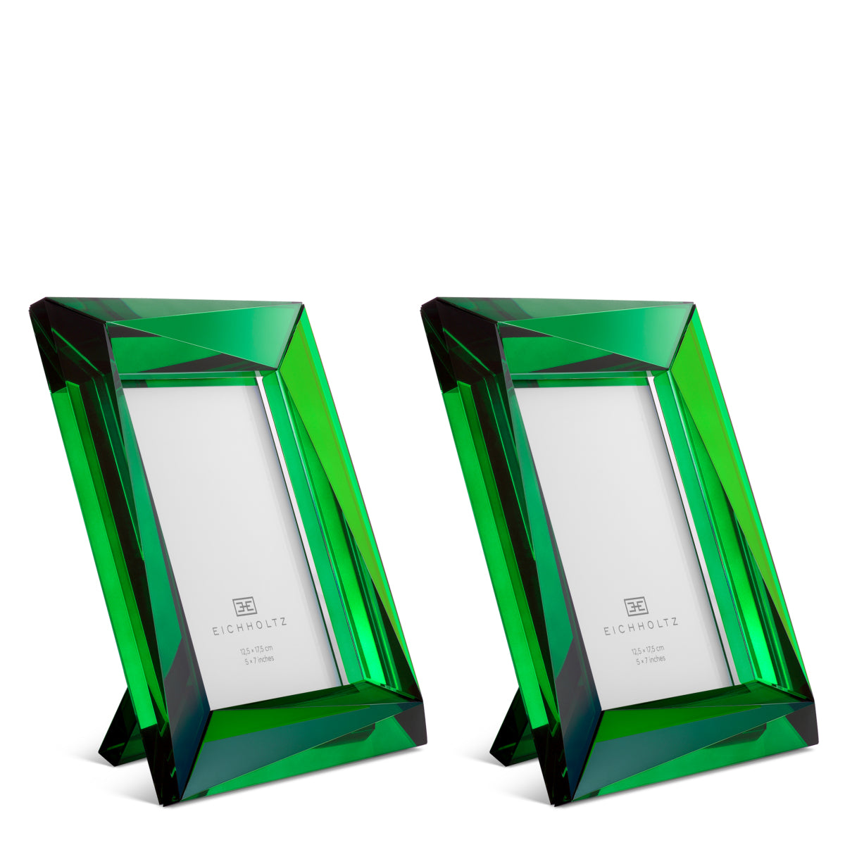 Green Crystal Picture Frames (2) Obliquity | Eichholtz Miami