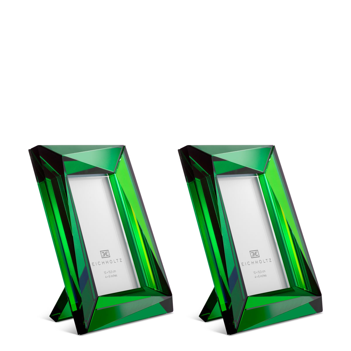 Green Crystal Picture Frames (2) Obliquity | Eichholtz Miami