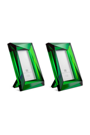Green Crystal Picture Frames (2) Obliquity | Eichholtz Miami
