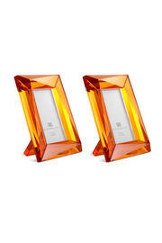 Orange Crystal Picture Frame (2) Obliquity | Eichholtz Miami