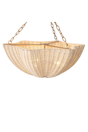 Natural Rattan Chandelier Los Palmos | Eichholtz Miami