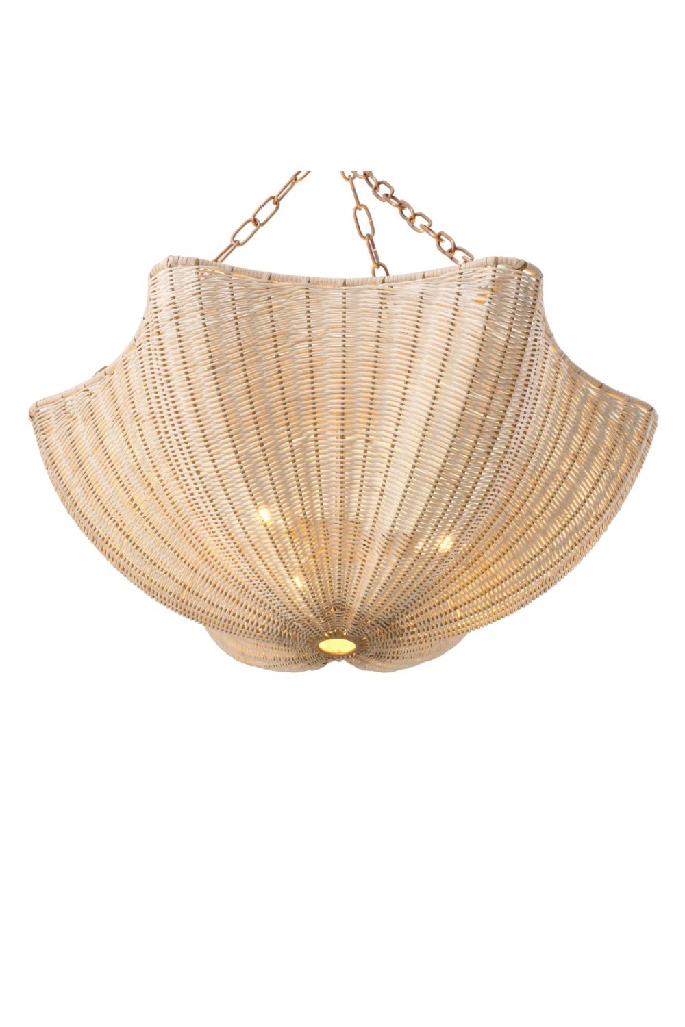 Natural Rattan Chandelier Los Palmos | Eichholtz Miami
