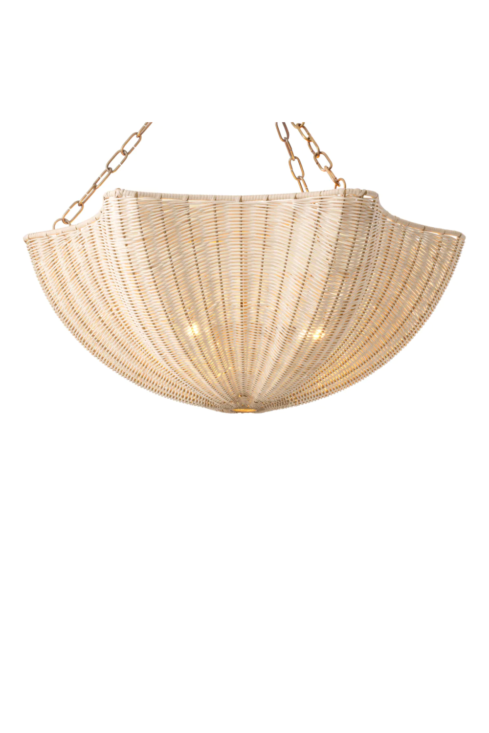 Natural Rattan Chandelier Los Palmos | Eichholtz Miami
