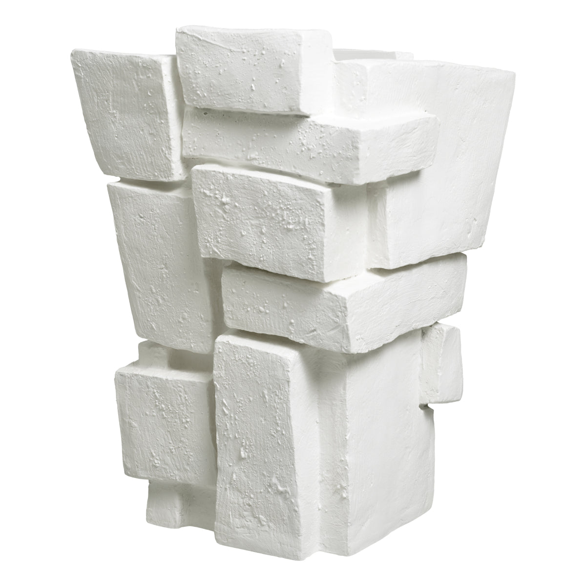 White Fiberglass Planter Santanter | Eichholtz Miami