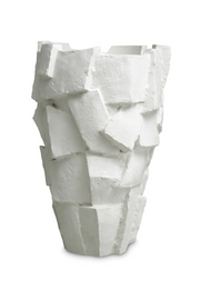 White Fiberglass Planter Sevilla | Eichholtz Miami
