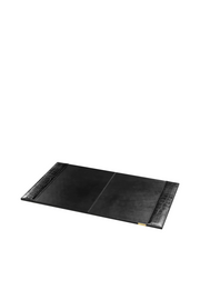 Black Leather Desk Blotter Scaleo | Eichholtz Miami
