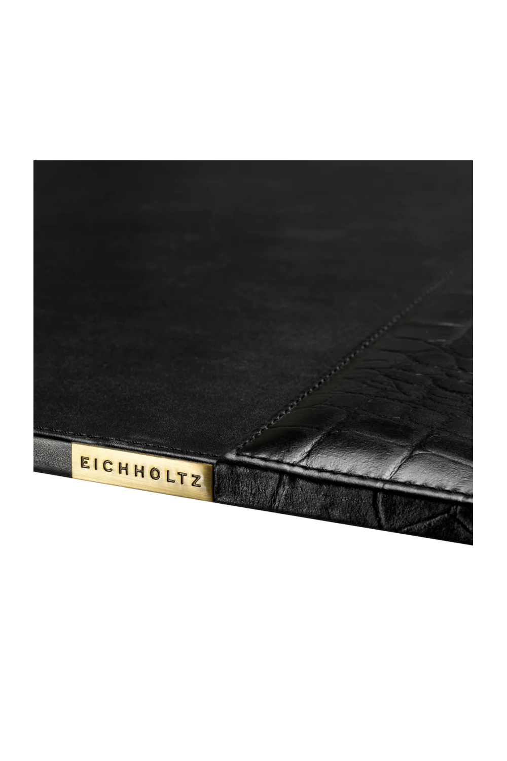 Black Leather Desk Blotter Scaleo | Eichholtz Miami