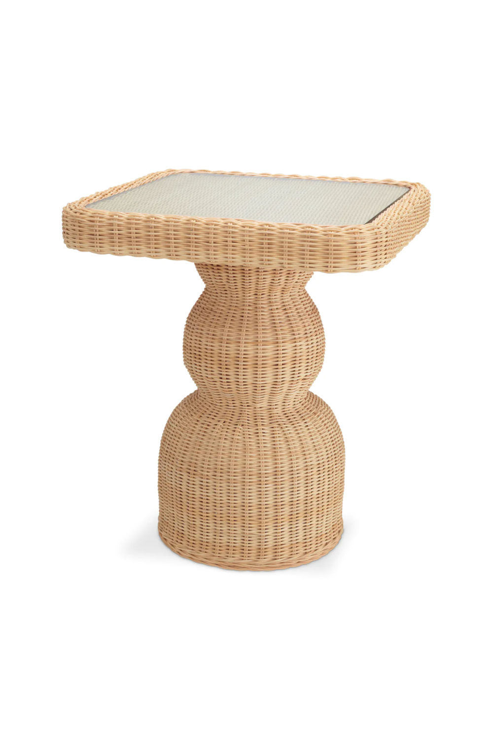 Natural Rattan Side Table Tiago | Eichholtz Miami