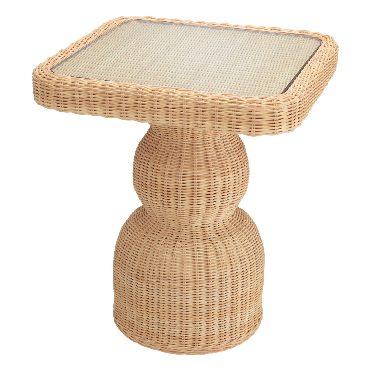 Natural Rattan Side Table Tiago | Eichholtz Miami