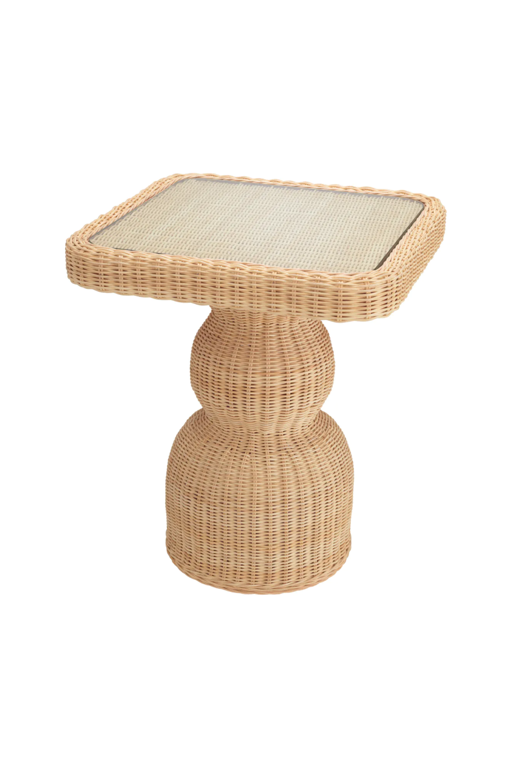 Natural Rattan Side Table Tiago | Eichholtz Miami
