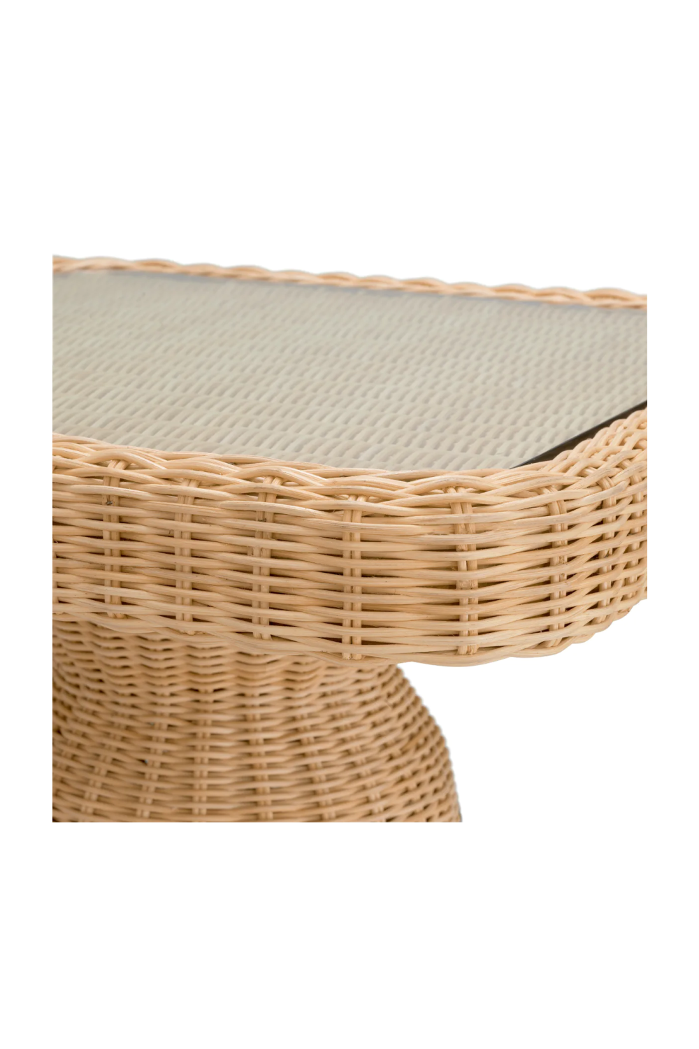 Natural Rattan Side Table Tiago | Eichholtz Miami