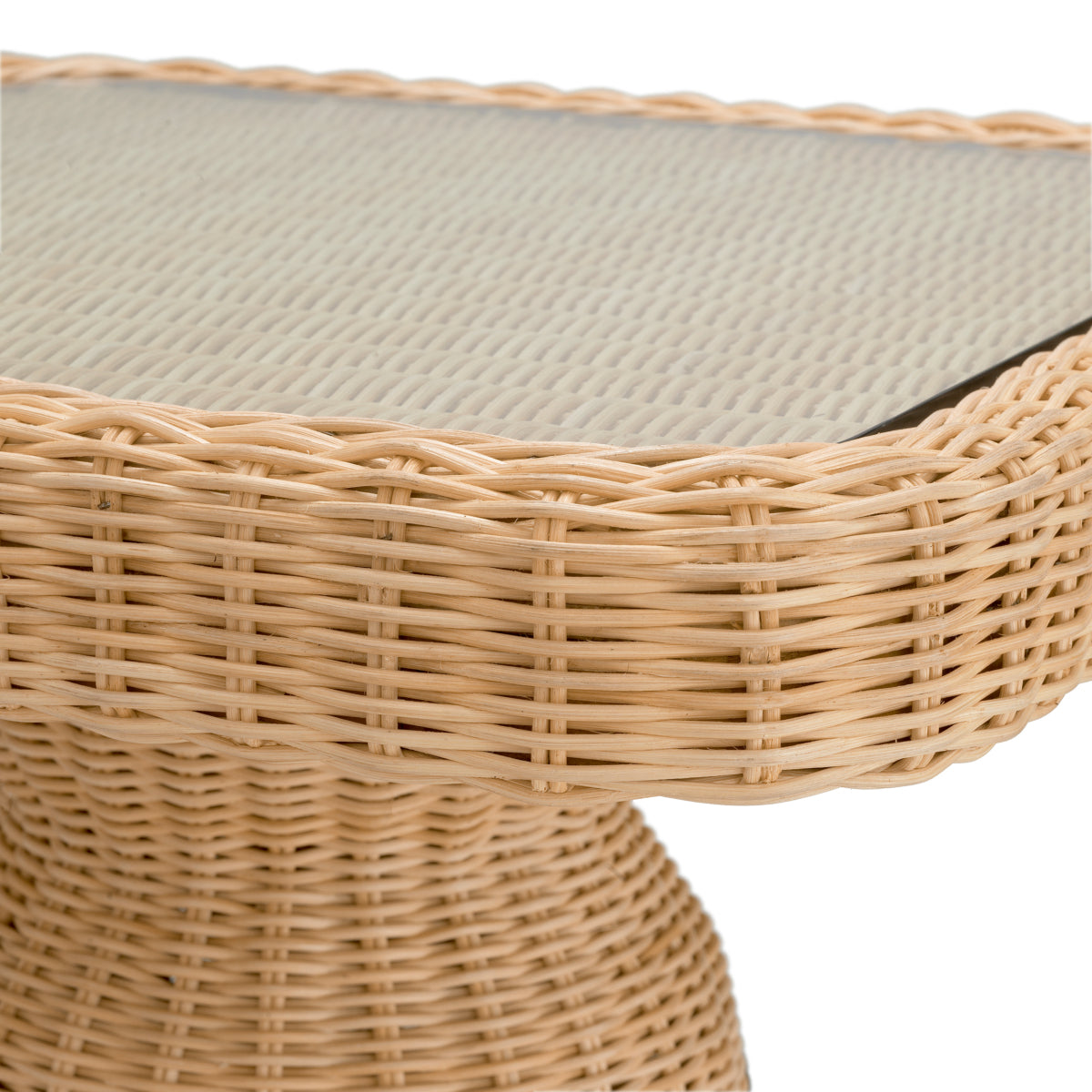 Natural Rattan Side Table Tiago | Eichholtz Miami