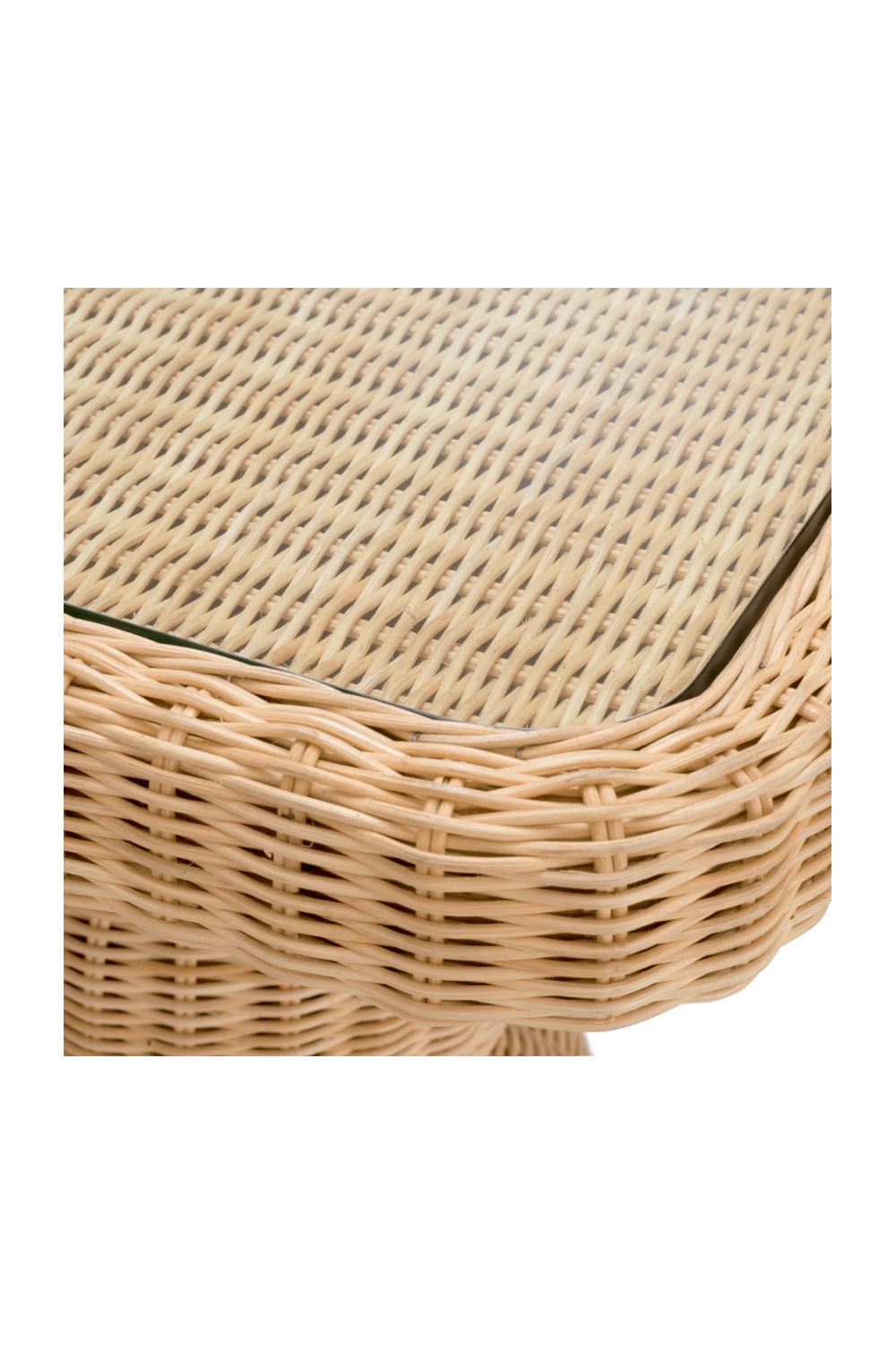 Natural Rattan Side Table Tiago | Eichholtz Miami