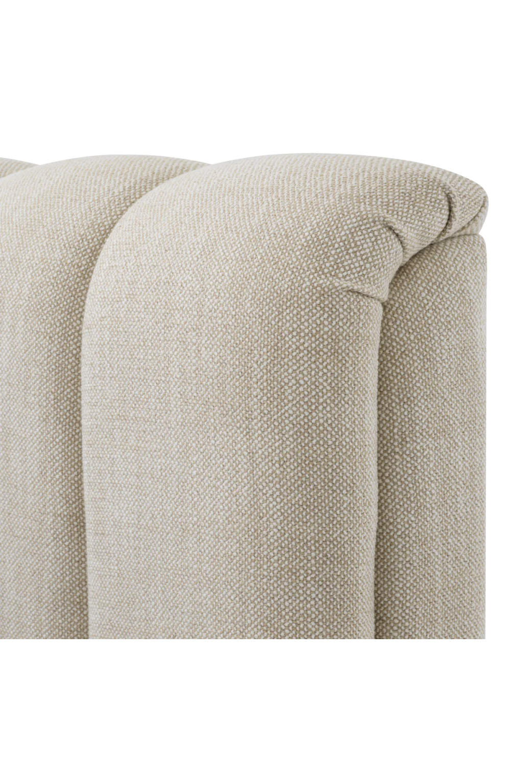 Beige Upholstered Bed Frame Kayden | Eichholtz Miami