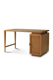 Rattan Door Wooden Desk Borchard | Eichholtz Miami