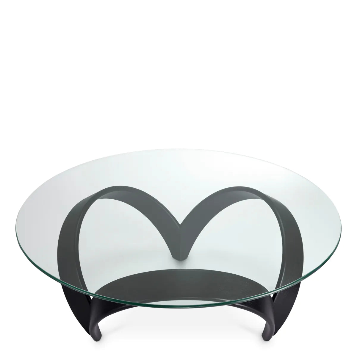 Round Glass Coffee Table Soquel | Eichholtz Miami