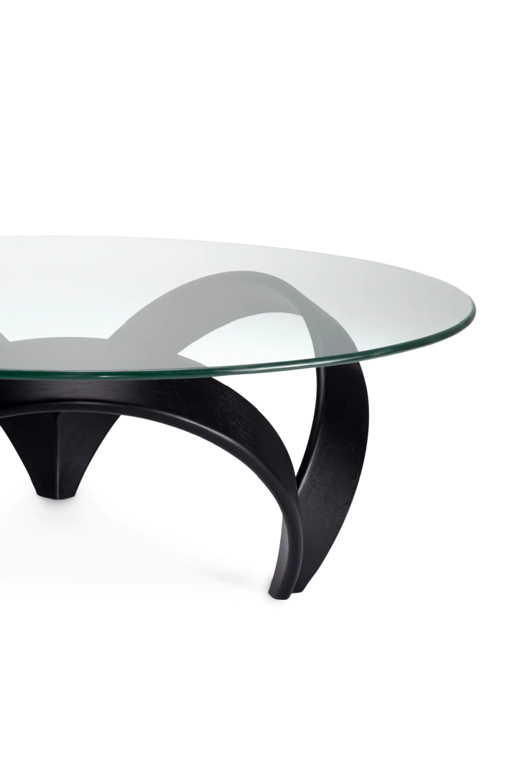 Round Glass Coffee Table Soquel | Eichholtz Miami