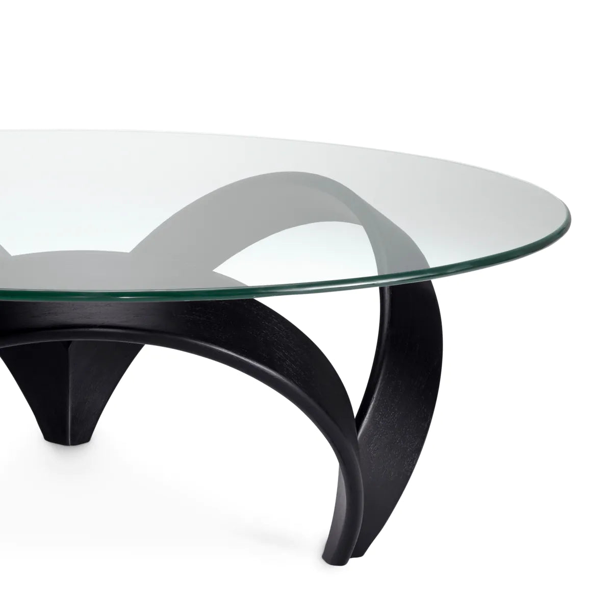 Round Glass Coffee Table Soquel | Eichholtz Miami