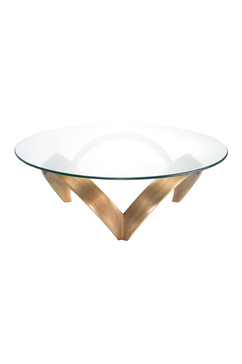 Round Glass Coffee Table Soquel | Eichholtz Miami
