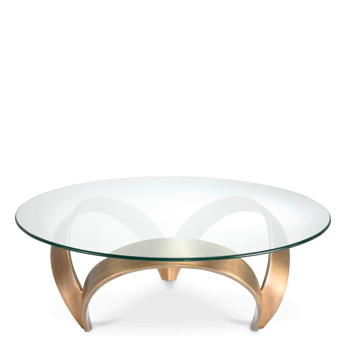 Round Glass Coffee Table Soquel | Eichholtz Miami