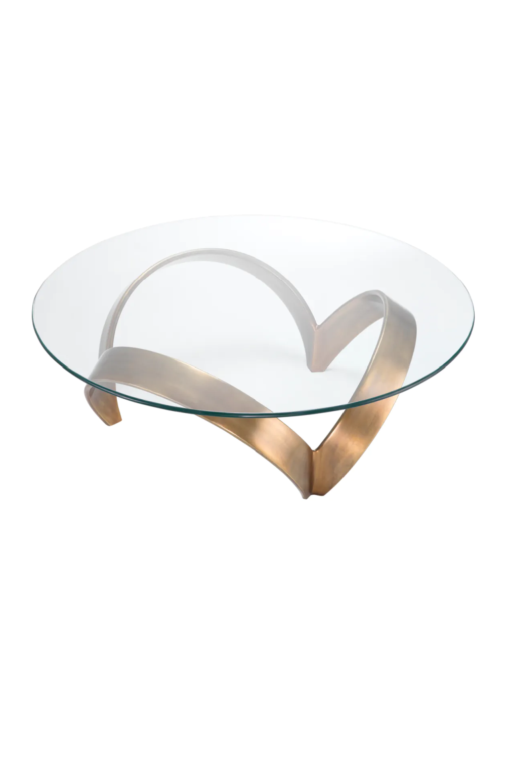 Round Glass Coffee Table Soquel | Eichholtz Miami