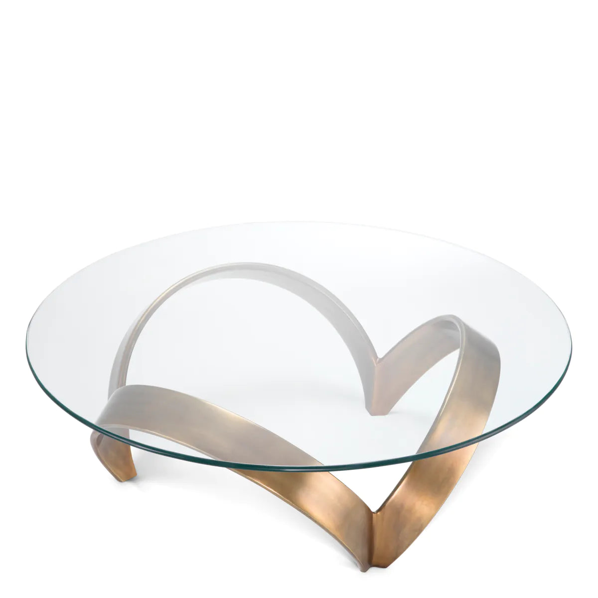 Round Glass Coffee Table Soquel | Eichholtz Miami