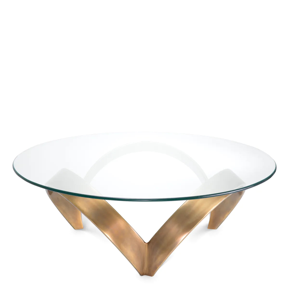 Round Glass Coffee Table Soquel | Eichholtz Miami