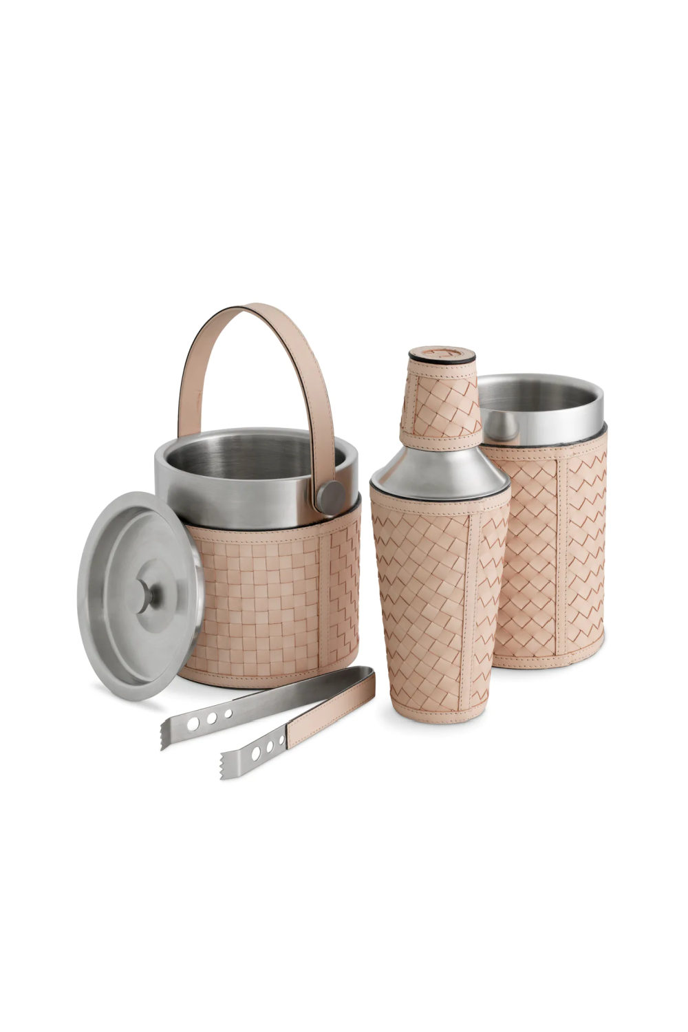 Tan Leather Bar Set (3) Sintra | Eichholtz Miami