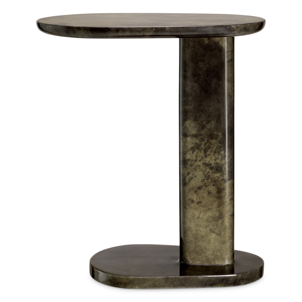 Goat Leather Side Table Manuel | Eichholtz Miami