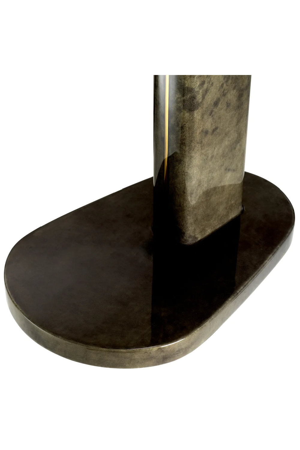 Goat Leather Side Table Manuel | Eichholtz Miami