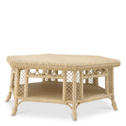 Hexagonal Rattan Coffee Table Saba | Eichholtz Miami