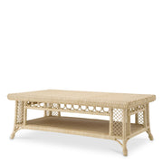 Rectangular Rattan Coffee Table Saba | Eichholtz Miami