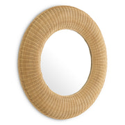 Round Handwoven Rattan Mirror Idora | Eichholtz Miami