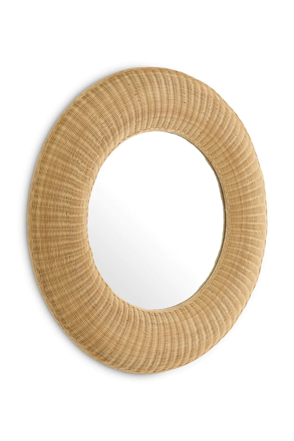 Round Handwoven Rattan Mirror Idora | Eichholtz Miami