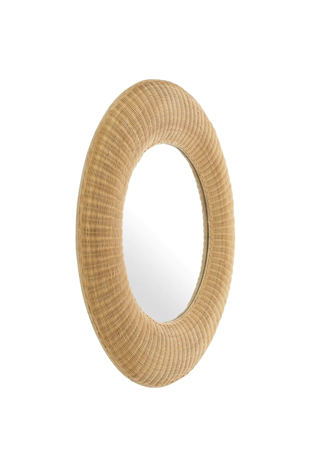 Round Handwoven Rattan Mirror Idora | Eichholtz Miami